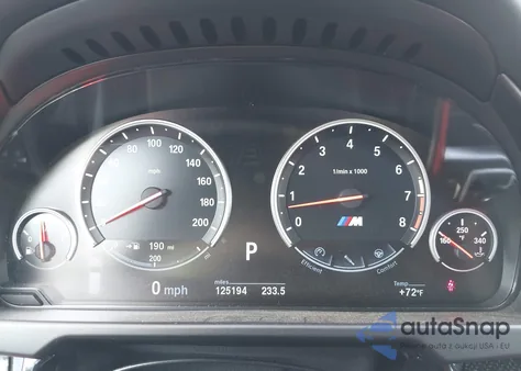 2017 BMW X5 M из США, поврежденный, VIN 5YMKT6C3XH0X20644